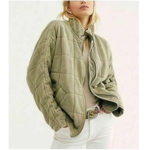 Free People Dolman Quilted Jacket